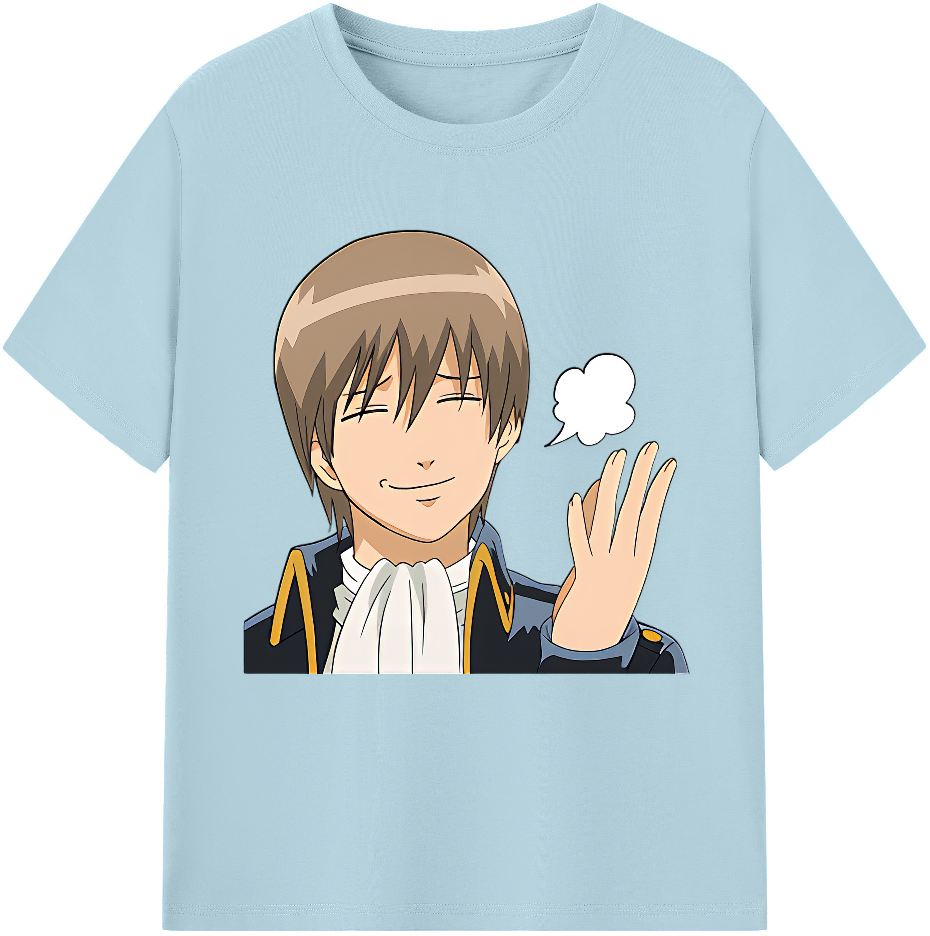 （画像用） ぎんたま 坂田銀時（さかたぎんとき） 神楽 志村新八（しむら しんぱち） GINTAMA Sakata Gintoki Kagura Shimura Shinpachi 綿100％半袖Tシャツ（フロントプリント）